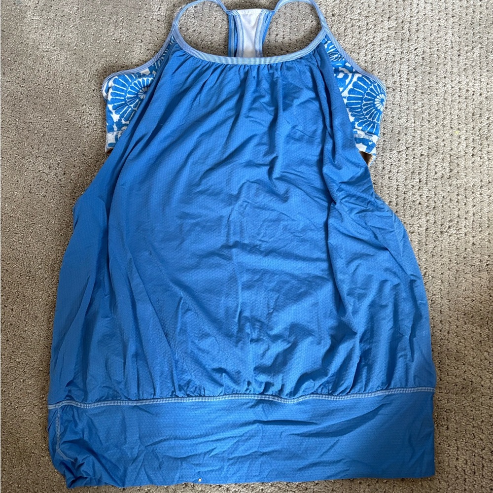 lululemon athletica Blue Tank Top